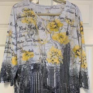 Allison Daley Ladies New York Shirt, Size Large